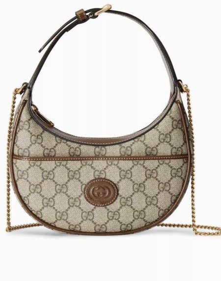 شنطة جوتشي / GUCCI GG half moon ماستر كواليتي شامل علبة
